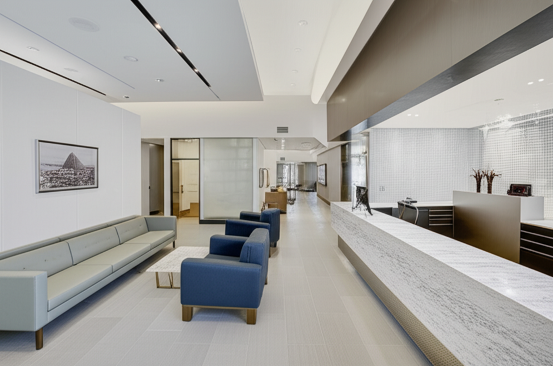 Featured image for "Latest Trends in Modern Medical Office Design for 2025"