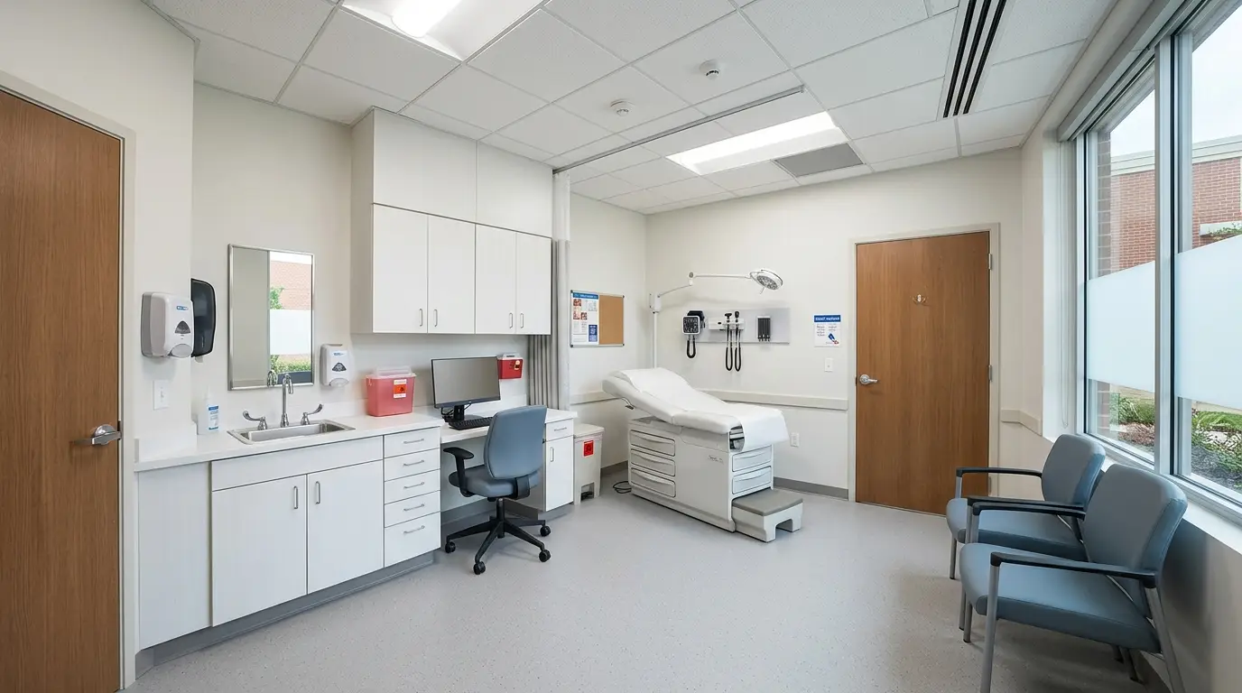 Featured image for "Medical Office Layout Design Guide: Clinic Floor Plans, Exam Room Standards, and Texas Compliance (2026)"
