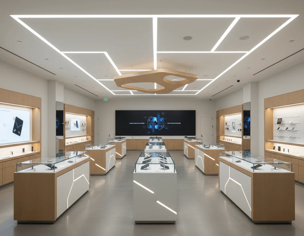Premium retail store interior design and buildout