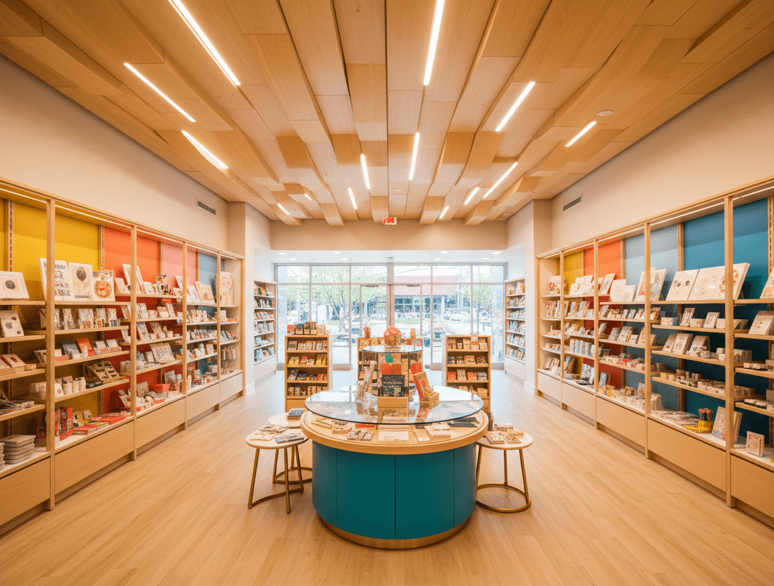 Specialty boutique store design Space Planning